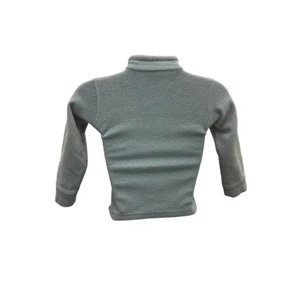 Columbia Boys' 4t Steens Mountain II Fleece Winter Jacket Orange yellow blue - Picture 3 of 5